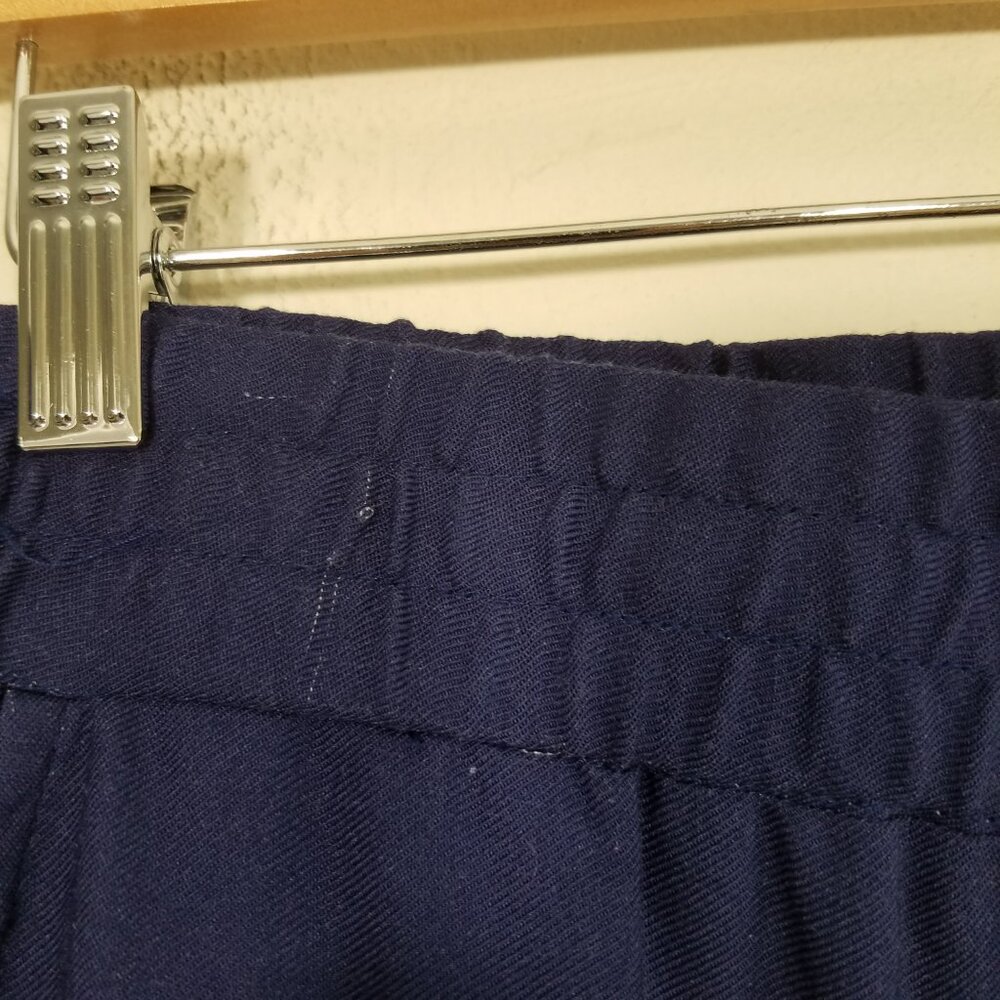 NWT La Blanca Womens Palazzo Pants Blue Pull-On Wide Leg Size M - Picture 5 of 8